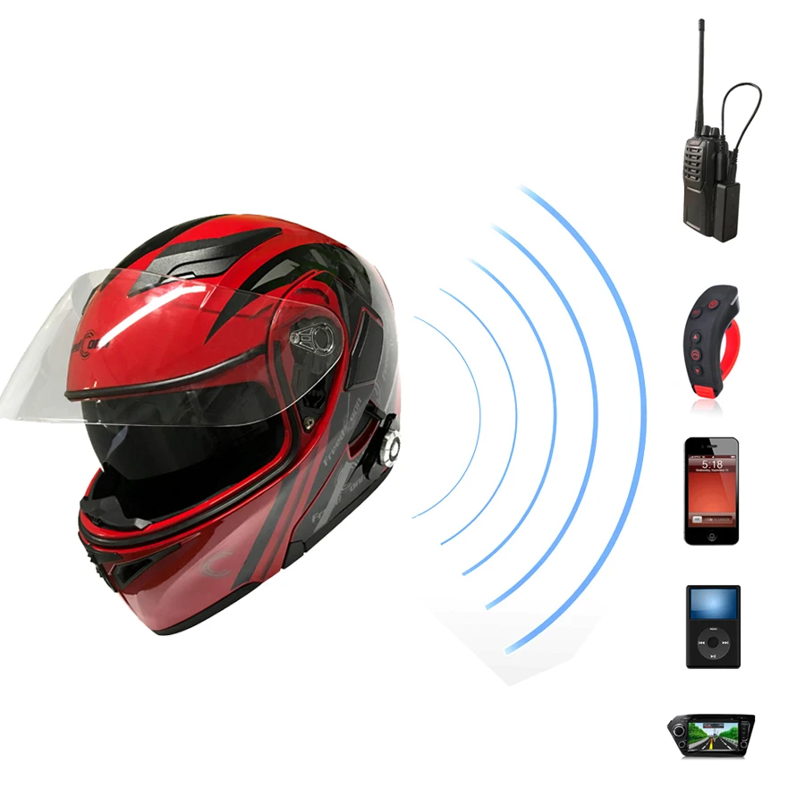 Встроенный модульный шлем для мотоцикла с Bluetooth | Автомобили и мотоциклы