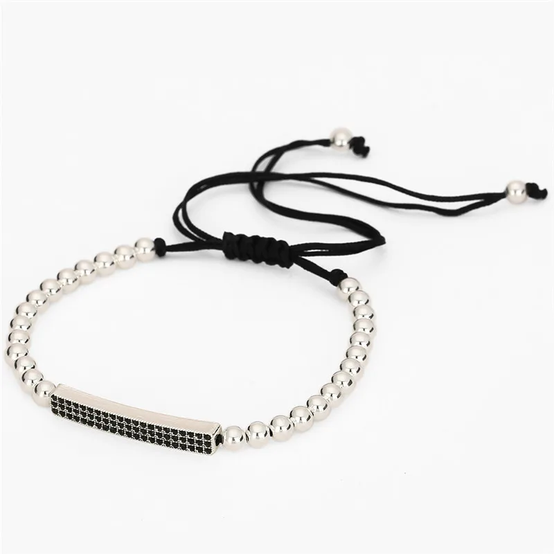 Модный микро браслет NADEEM с фианитами золотого цвета очаровательный ювелирные