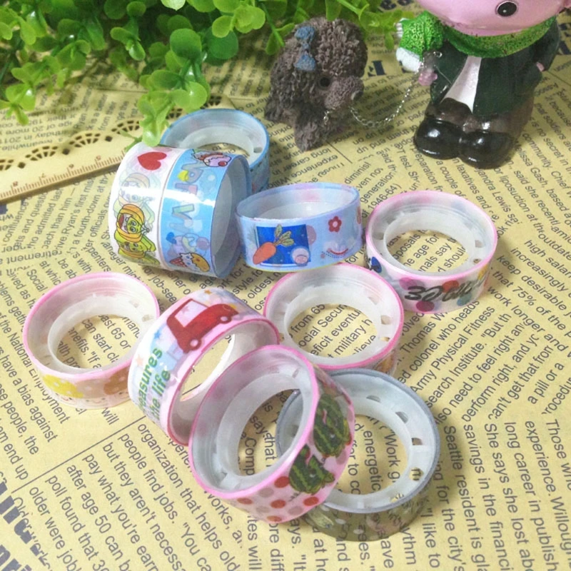 10 рулонов Kawaii Deco лента с рисунками Скрапбукинг клейкая бумага стикер Nov2