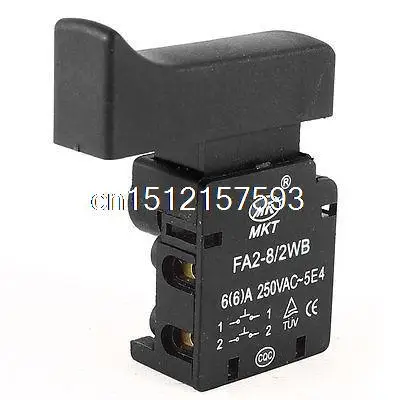 

Переменный ток 250 В/6A DPST NC блокирующий кнопочный переключатель FA2-8/2WB для электрического молотка