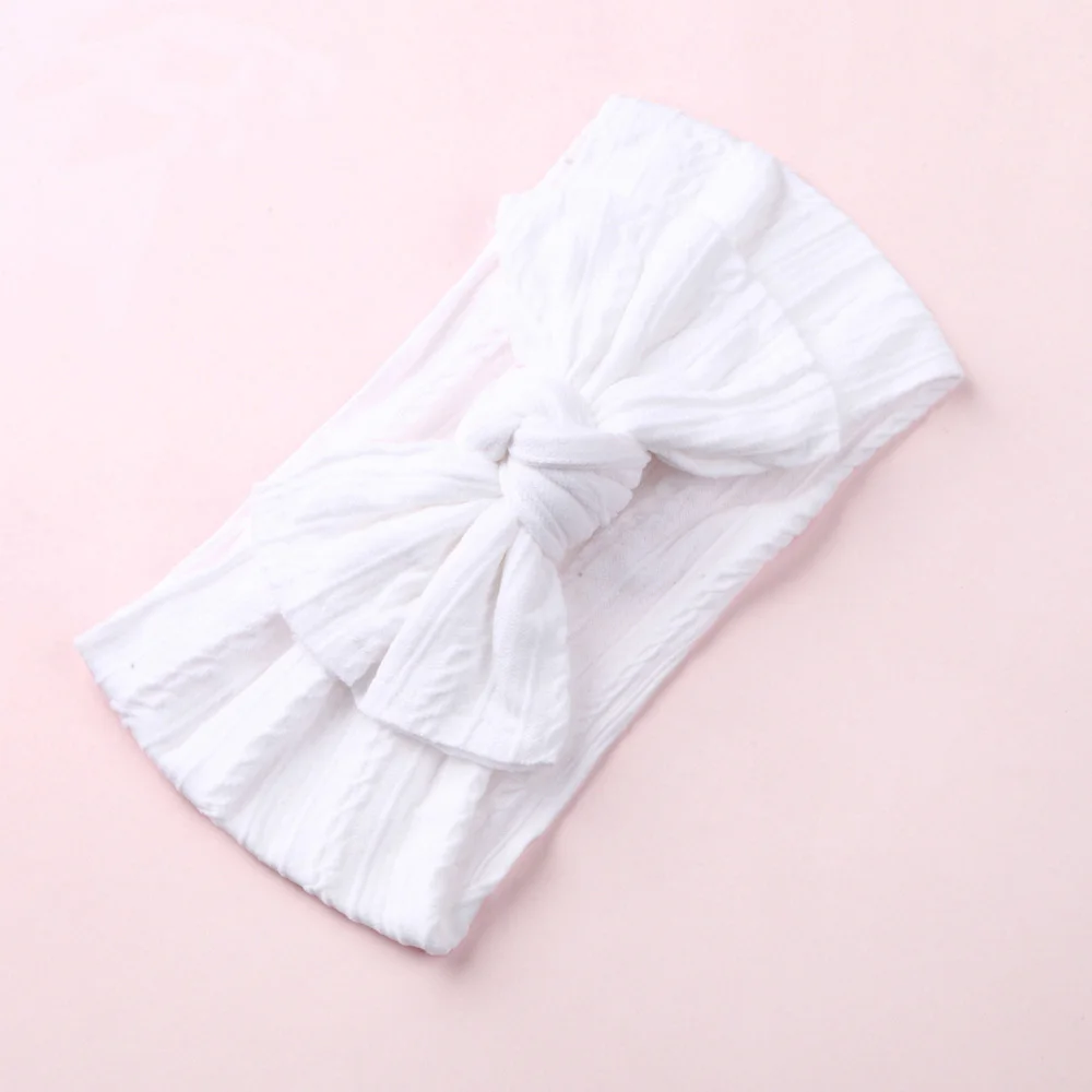 Cable Knit Nylon Bow Headwrap One size fits most Knot Turban Headbands 27 Colors available | Аксессуары для одежды