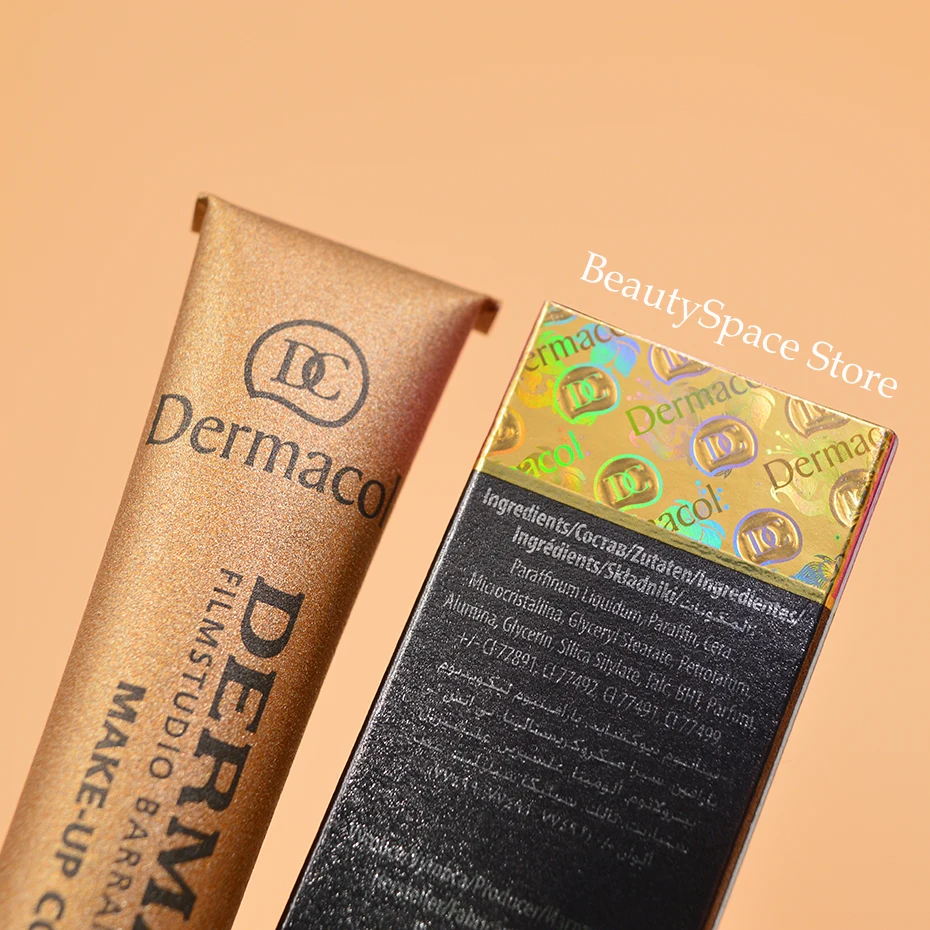 Dermacol покрытие для макияжа Аутентичное 30 г праймер консилер база Профессиональный Dermacol макияж палитра для контурной основы макияжа