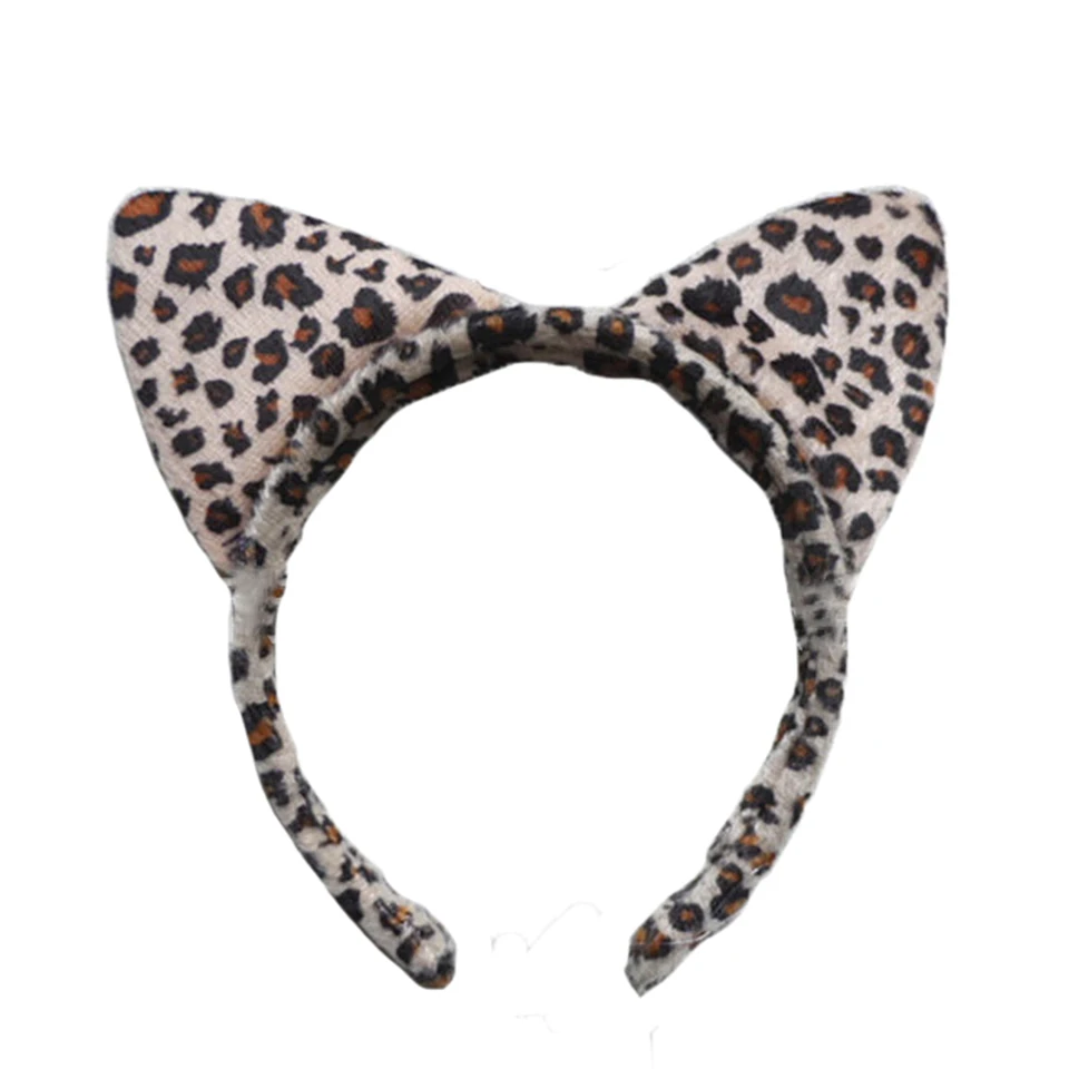 Женская повязка на голову с кошачьими ушками|cat headbands for women|cat headbandleopard headband |