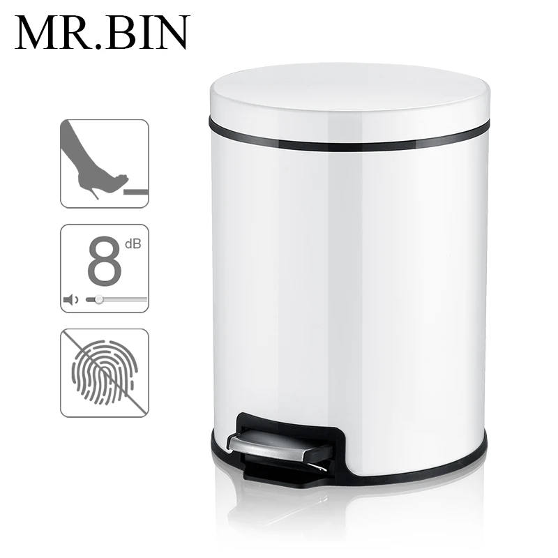 MR. BIN 12L Ножная Педаль мусорная корзина со съемным внутренним ведром Современная