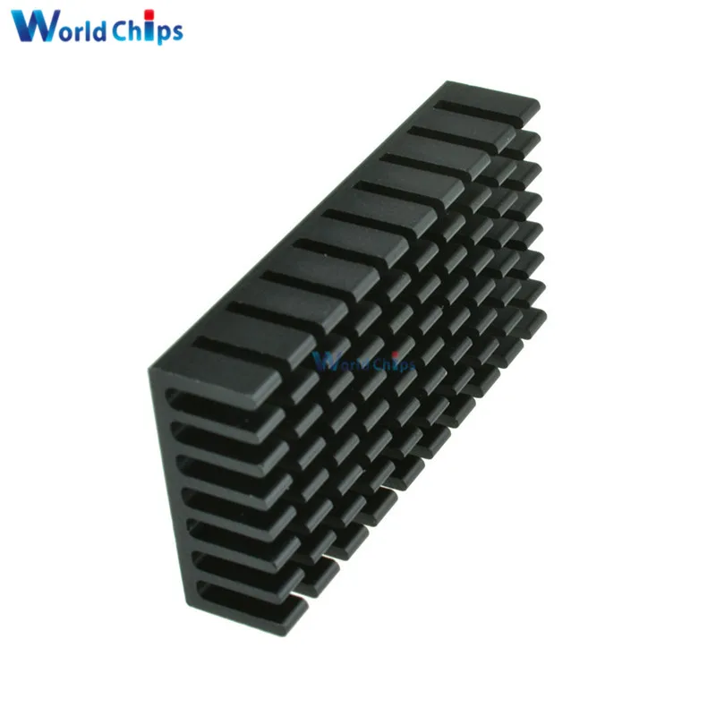 Радиатор 50x25x10 мм 2 шт. для устройство PCB LM2596 2577 2587 | Электронные компоненты и