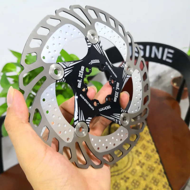 140mm160mm180mm203mm вниз холм плавающий велосипедный тормоз 6 ногтей диск MTB горный