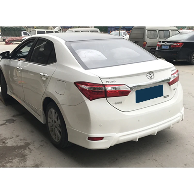 Комплект заднего бампера для Toyota Corolla 2014 2015 2016 год новый задний спойлер кузов