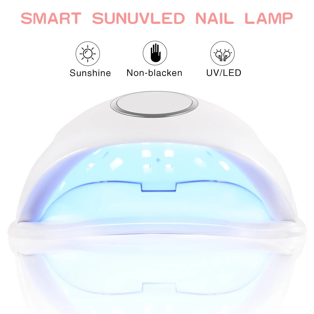 108 ВТ Сушилка для ногтей Светодиодный УФ лампа 6 Вт мини с USB маникюра ЖК дисплей
