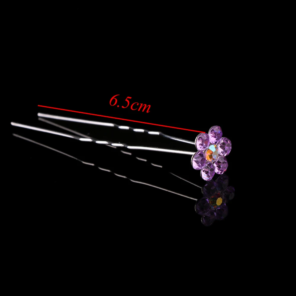 Новая распродажа 20 шт./компл. Для женщин и девочек с украшением в виде кристаллов Стразы шпилька для волос с жемчужиной зажимы Для женщин свадебные волос головной убор невесты женские аксессуары для волос