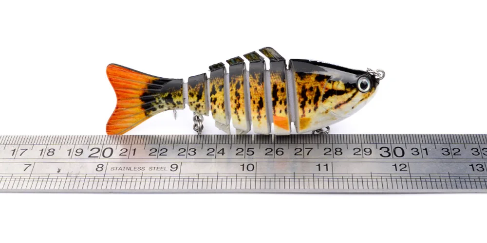1 шт. 7 секций Proberos Рыболовная Приманка 10 см 15 5 г Swimbait приманка для рыбалки с