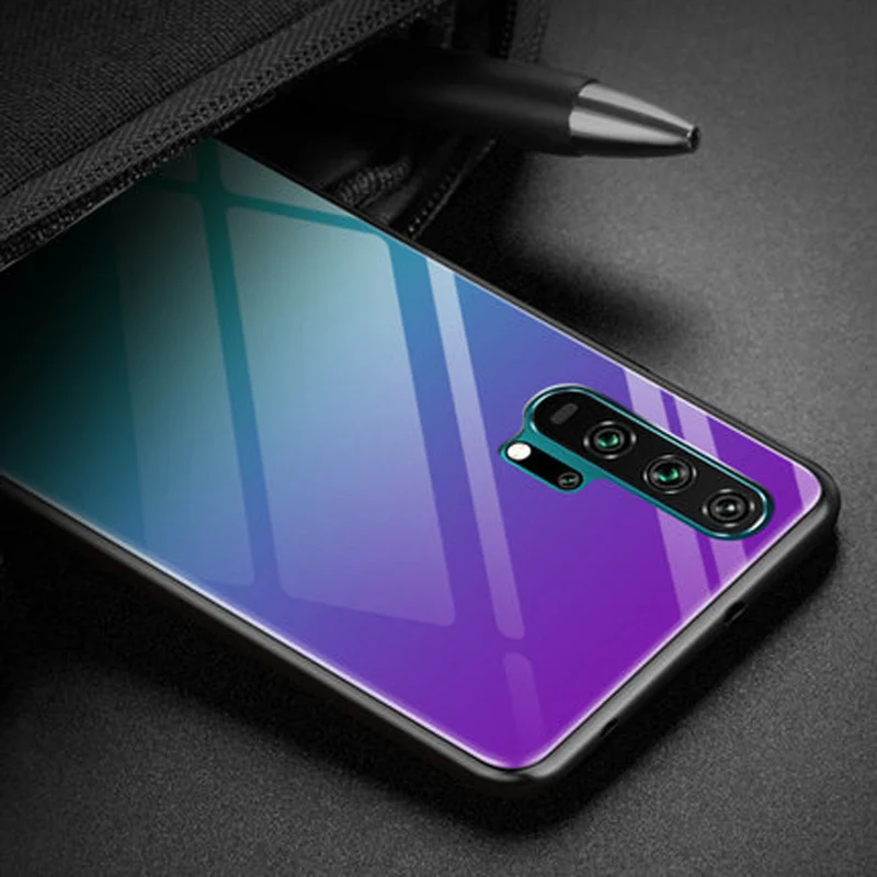Чехол для huawei Honor 20 pro, 20pro YAL-AL10, 6,26 дюйма, Волчонок, девочка, силиконовая, TPU, рамка, стекло, твердая задняя крышка, Honor20 pro, чехол для телефона s