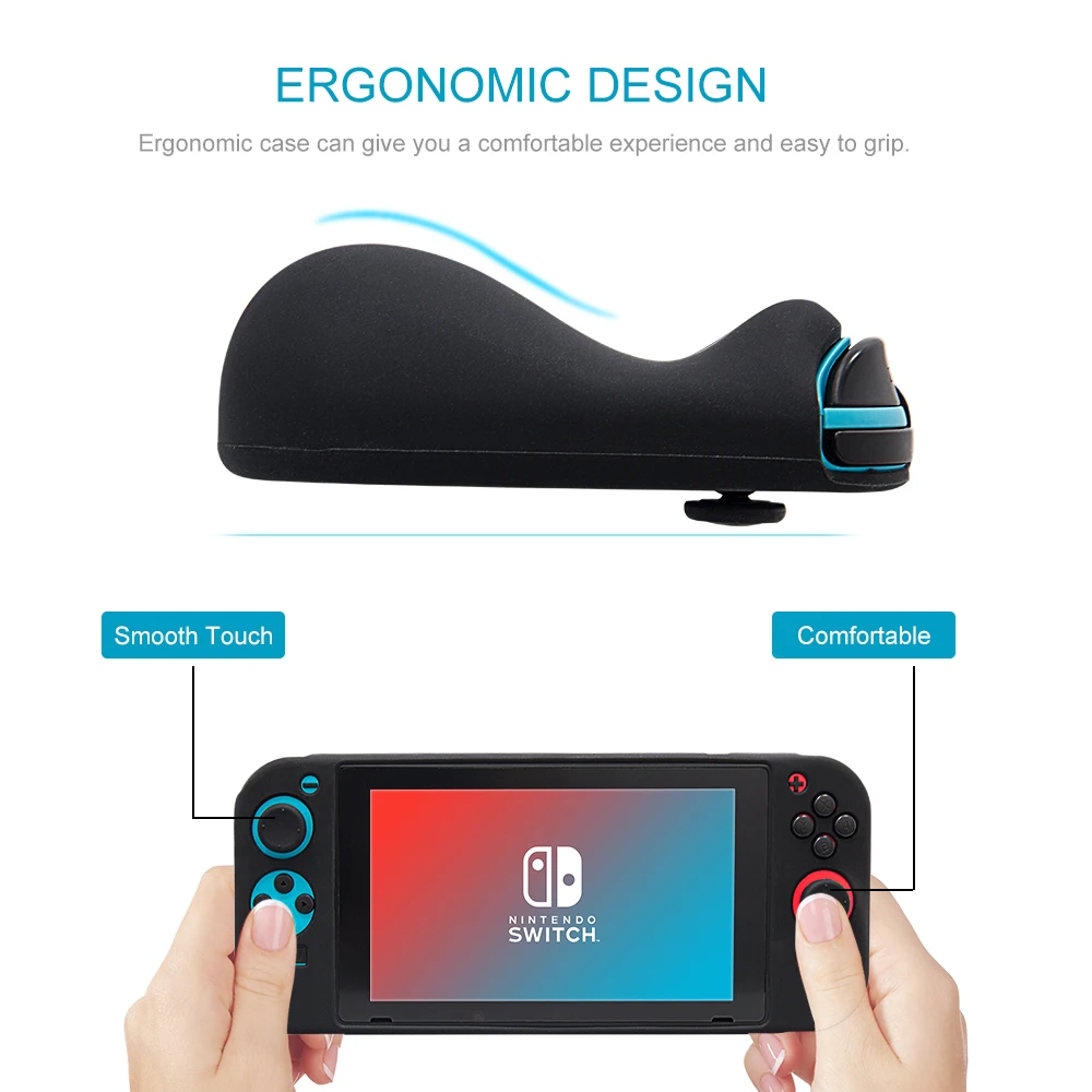 CHINFAI портативный мягкий чехол для Nintendo Switch водонепроницаемый нескользящий NS