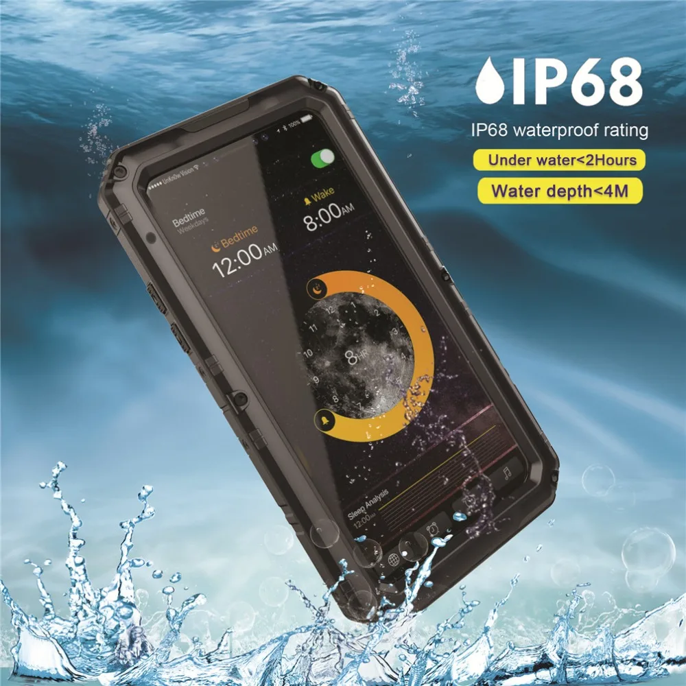 TURATA IP68 водонепроницаемый ударопрочный сверхпрочный гибридный прочный