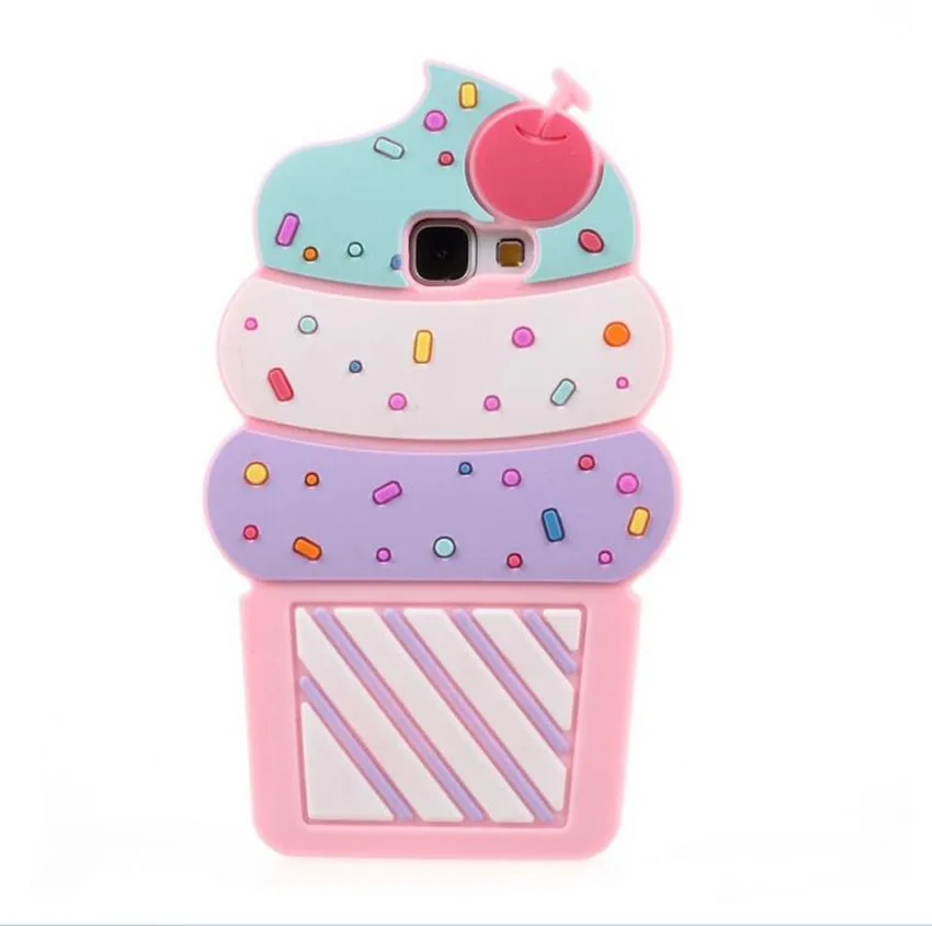 3D зеркальный чехол для мороженого резиновый телефона Motorola Moto G3 G4 Plus Z Play XT1635