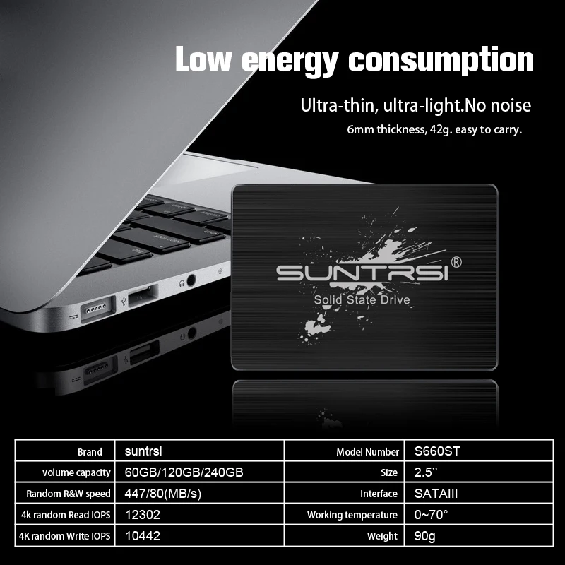 Suntrsi ssd 240 ГБ диск 2 5 дюйма S660ST Внутренний твердотельный реальная емкость диска SATA3