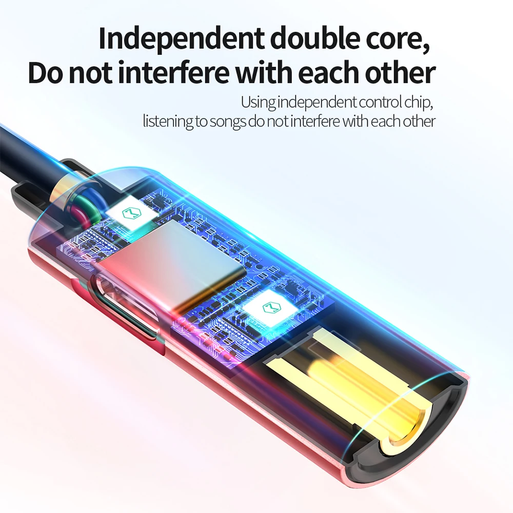 MCDODO разъем типа C наушники USB до 3 5 мм AUX зарядное устройство адаптер для huawei Xiaomi Mi 9