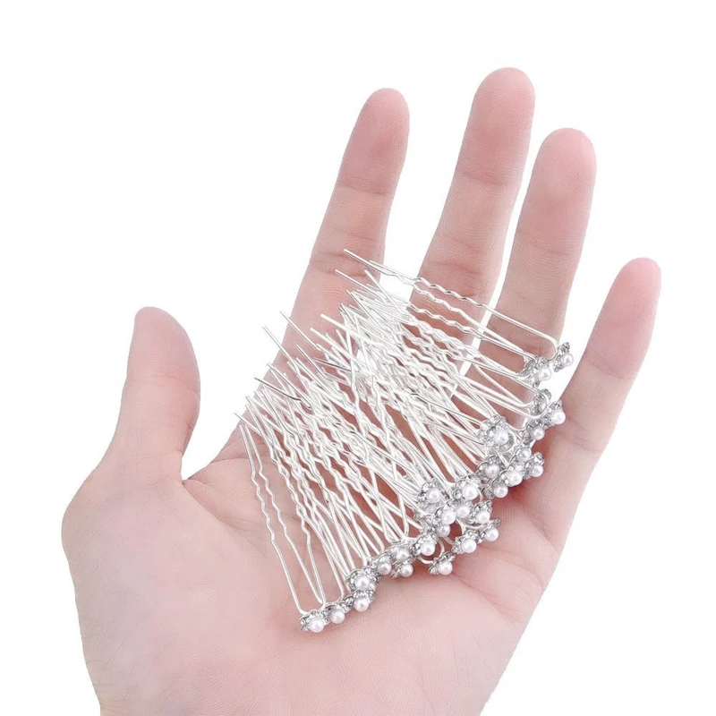 20 шт./компл. Новые свадебные аксессуары жемчужные украшения для волос