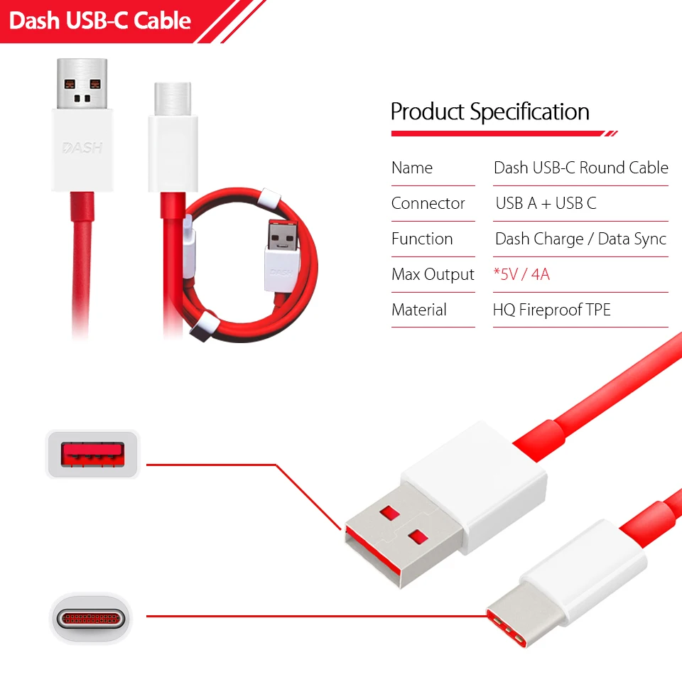 Оригинальный Usb Тип C Dash Зарядное устройство кабель для One Plus Oneplus 8 Pro 7t OnePlus8 Nord N10 5G