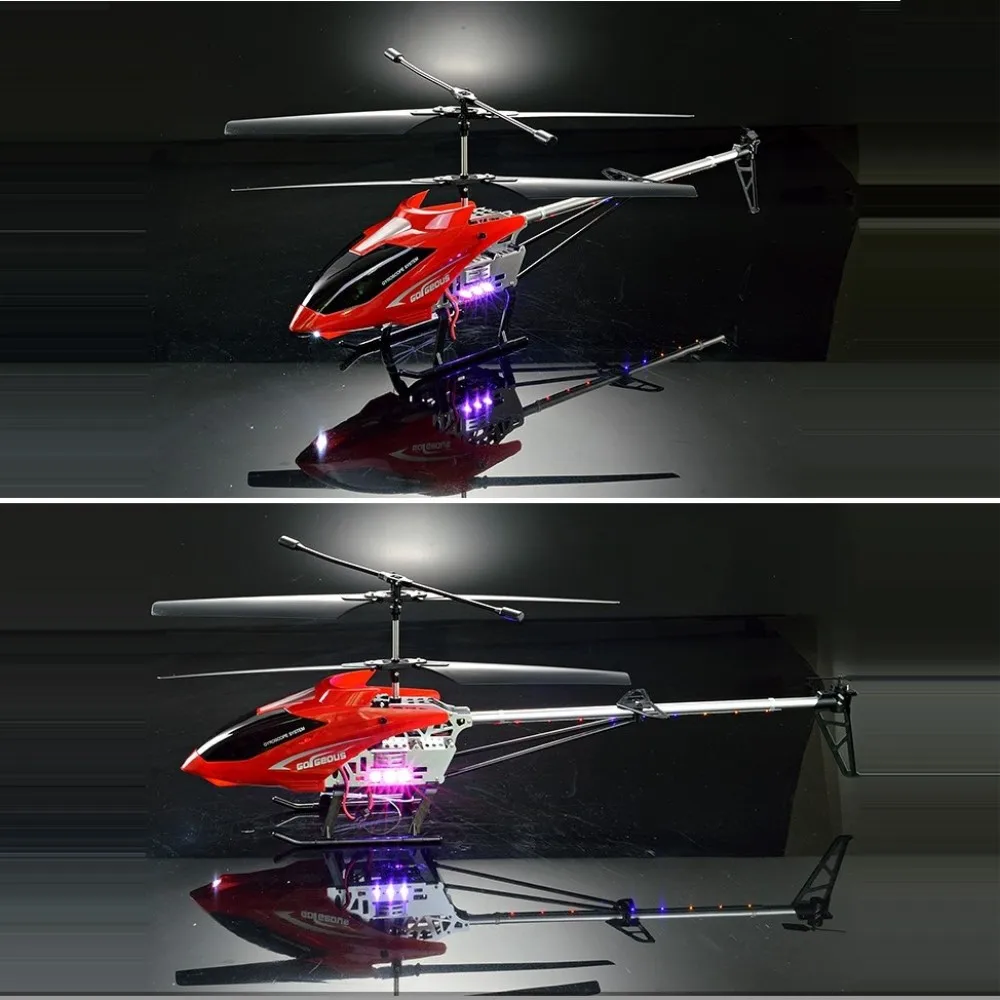 RC 75 см большой вертолет на радиоуправлении BR6508 2,4G 3.5CH супер большой металлический Радиоуправляемый вертолет Лучший подарок для детей