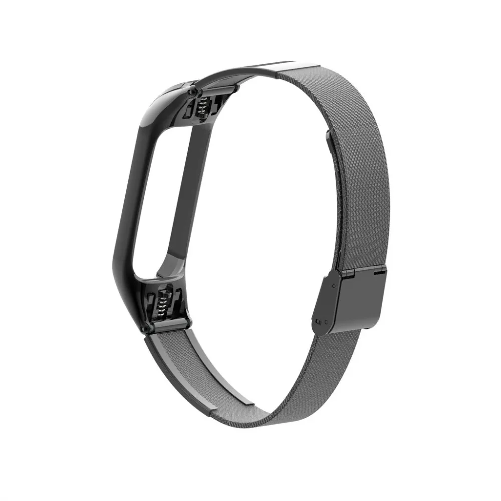 Роскошный ремешок на запястье для Xiaomi mi Band 3 xiomi xaomi mi band Band3 mi lanese Магнитный петля металлический браслет на запястье ремешки