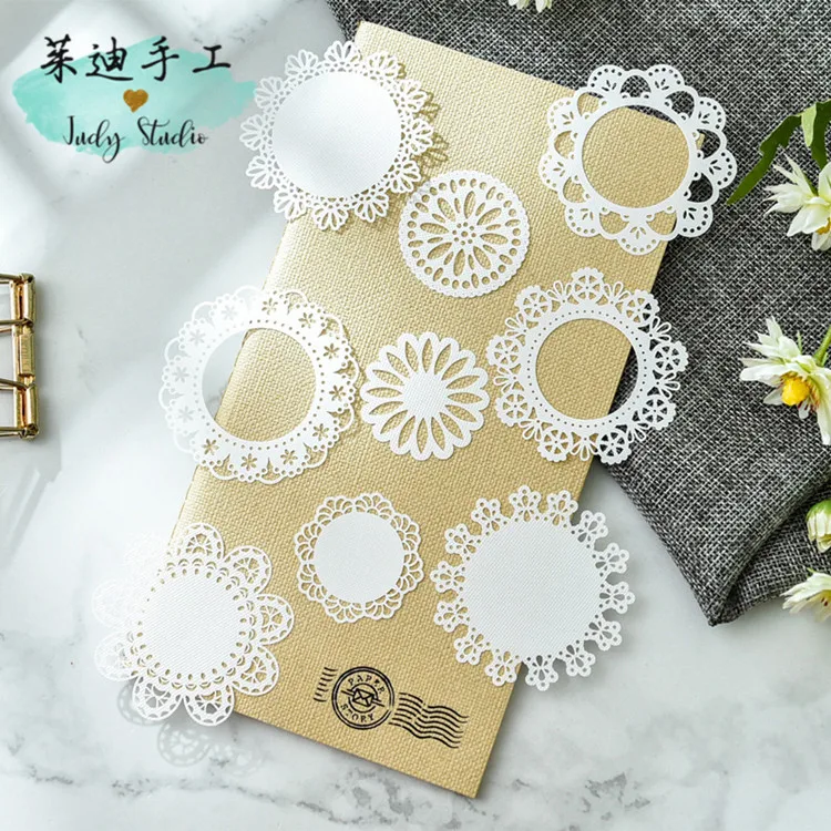 White Lace Paper Doilies/Placemats for Wedding Party Decoration Supplies Scrapbooking Crafts | Дом и сад