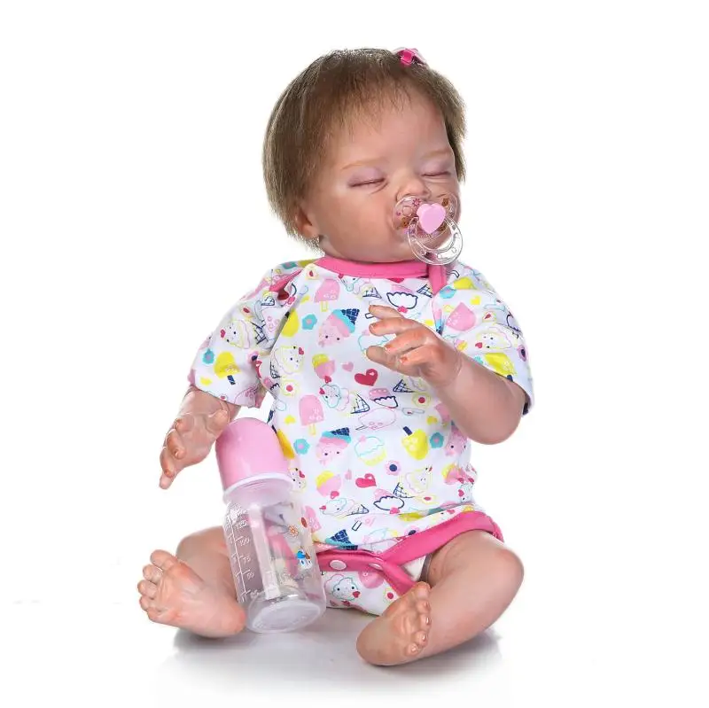 Кукла реборн силиконовая 55 см 22 дюйма|silicone reborn|newborn baby dollreborn sleep |