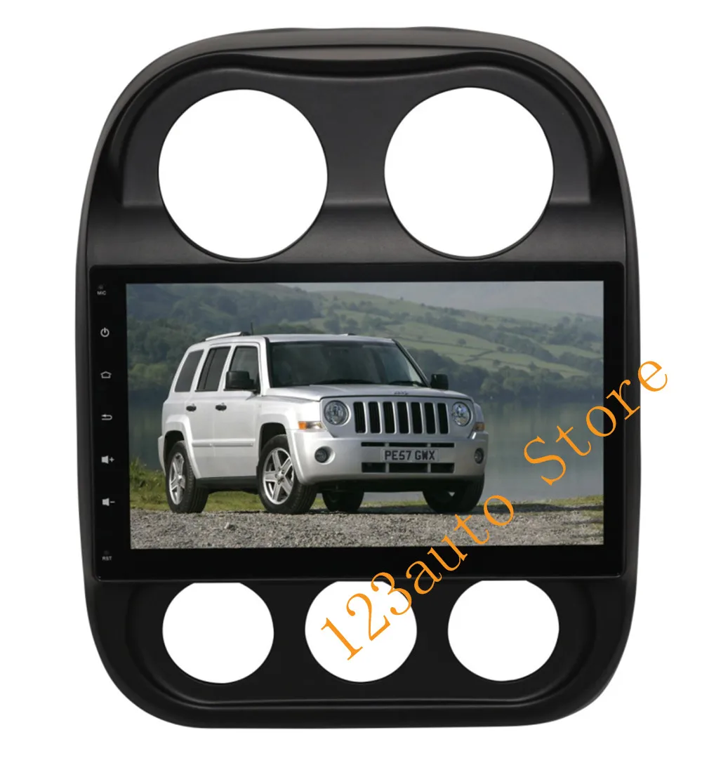 10 1 дюймовый Android 8 0 7 восемь ядер Автомобильный CD DVD GPS плеер навигация авто для JEEP
