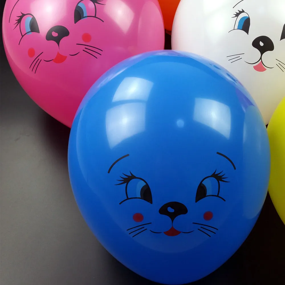 12 дюймов 2 8 г милый шар в виде Головы Кролика латексный упаковка из 50 праздничных