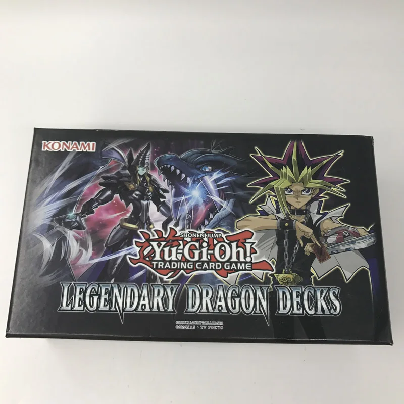 YUGIOH 153 шт./компл. игровых карт легендарный Дракон стойки английский Ver. Yu-Gi-Oh