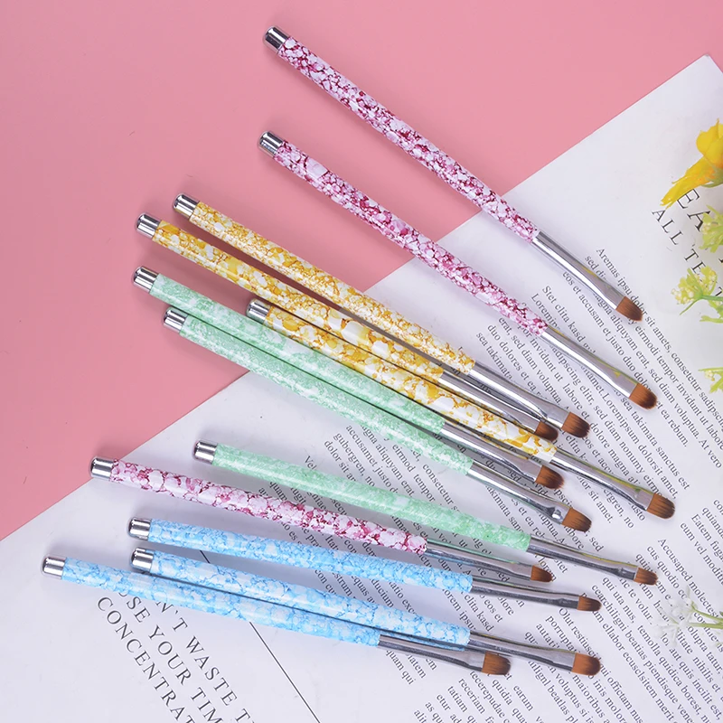 3 шт. мраморный узор Цветочный лепесток ручка для рисования Маникюрный