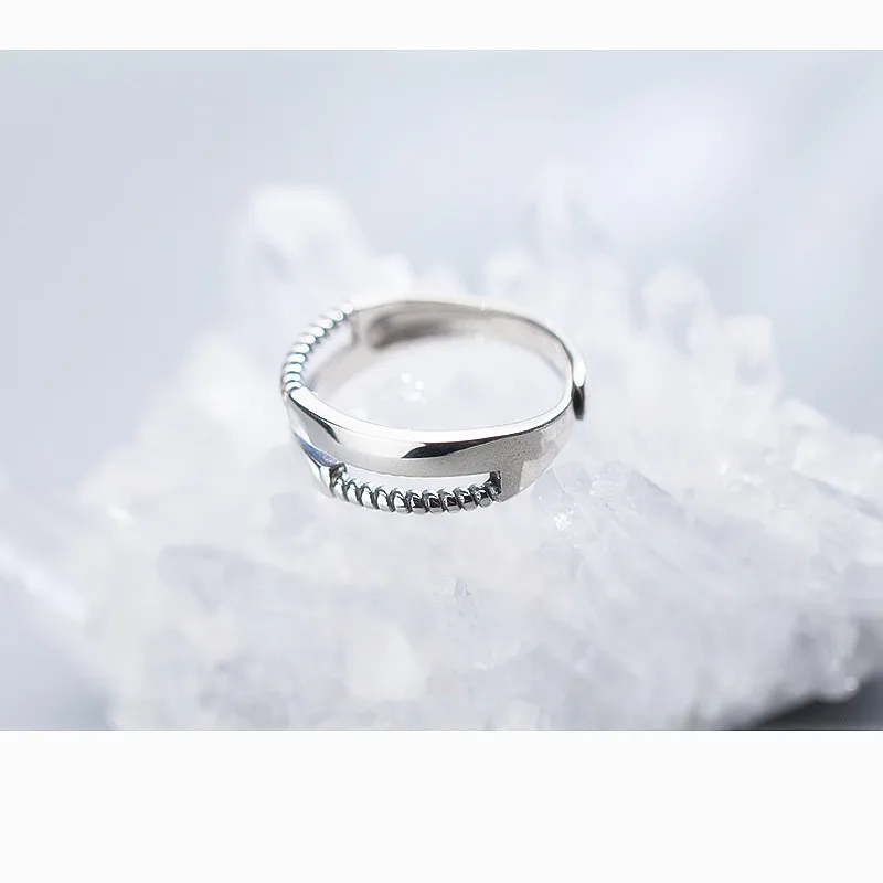 INZATT Punk Bridal Sets Adjustable Ring Charm 925 Sterling Silver Fashion Jewelry For Women Birthday Party Accessories | Украшения и