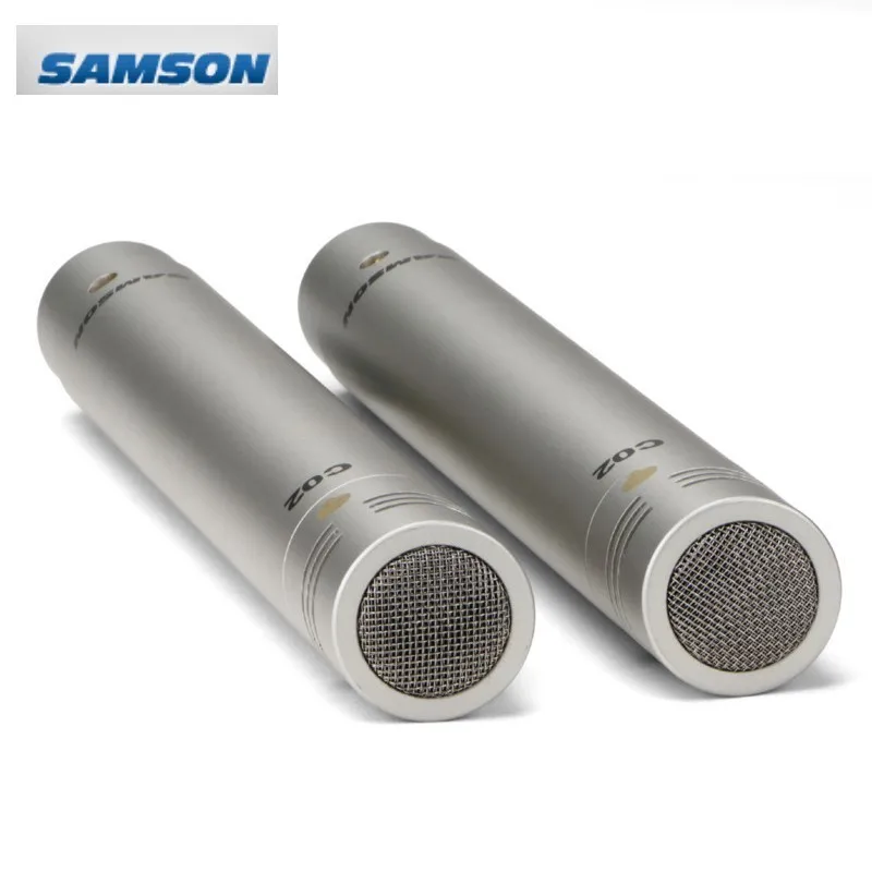 Samson C02 инструмент конденсаторный микрофоны ультра Чувствительная музыка подобрать микрофон карандаш Тип для записи