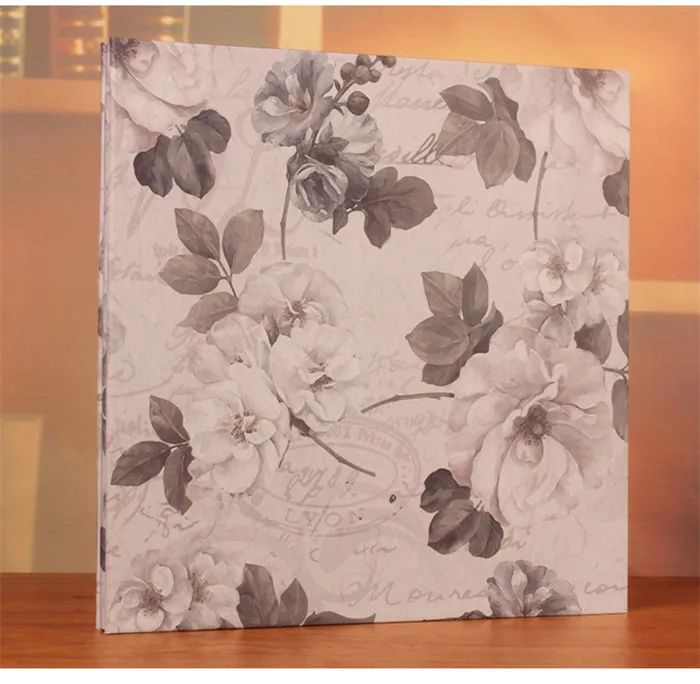 Красивый DIY Фотоальбом 7 стилей для семьи, детский Свадебный фотоальбом, белые или черные листы, креативный подарок