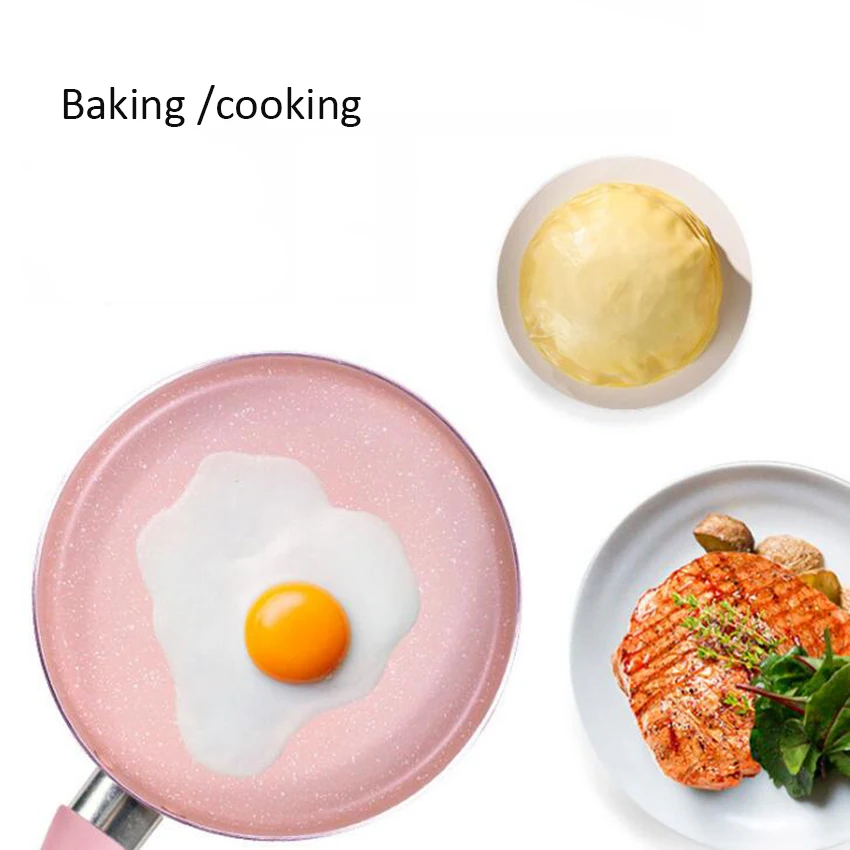 6 дюймов/8 дюймов сковородка для жарки с нугой и Снежинка плотные горшок кастрюля