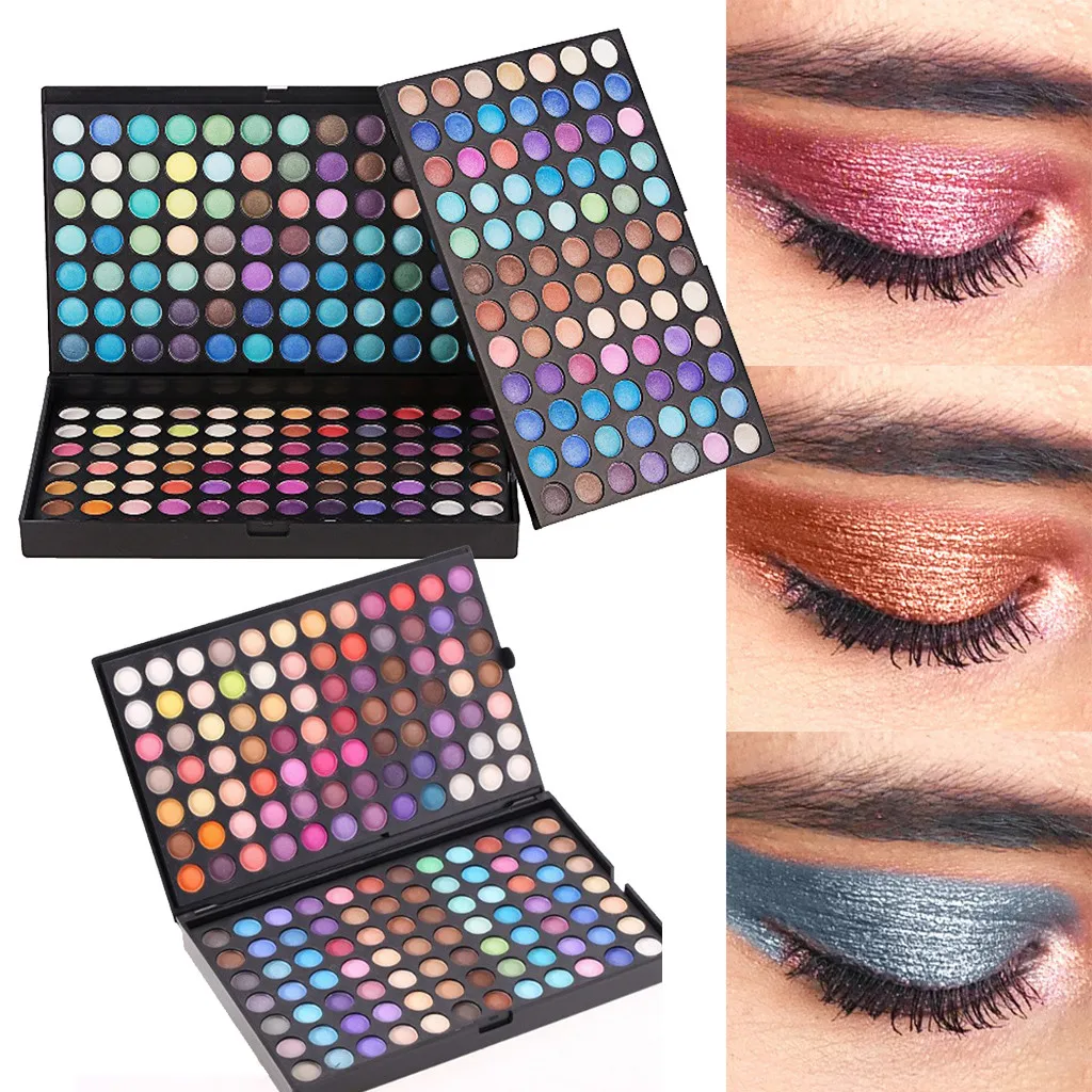 Матовые мерцающие тени для век Pllate Earth теплые цветные палитра макияж 252 цвета