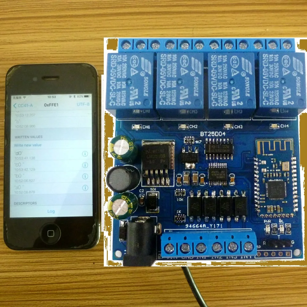 DC 5 V 12 V 24 V 4ch IOS Android переключатель Bluetooth плата защелка Блокировка задержка мгновенное Многофункциональное реле Модуль