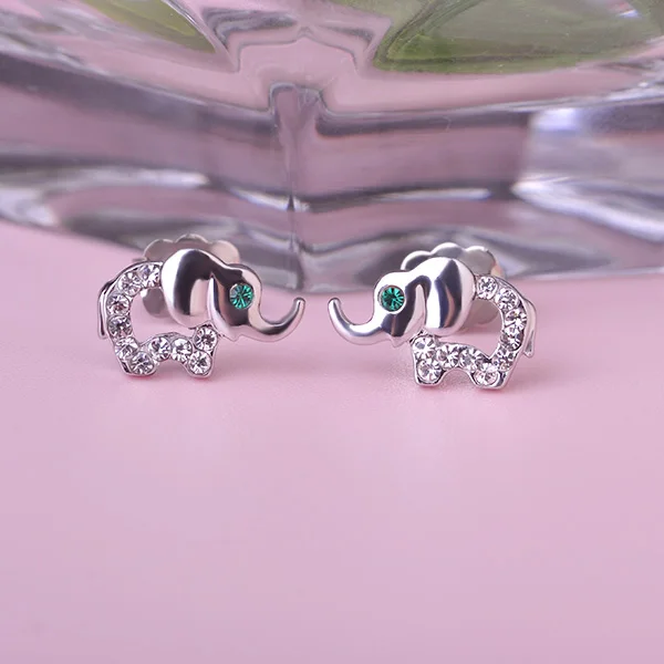 Детские серьги Blucome маленькие с австрийским кристаллом украшение в Корейском