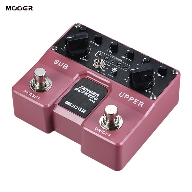 MOOER TENDER OCTAVER Pro Octave гитарная педаль для создания эффектов верхние октавы 4