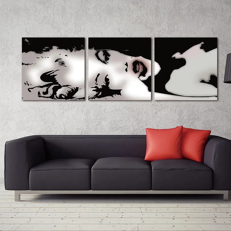 3 Панели Современная масляная краска ing Home декоративная художественная картина