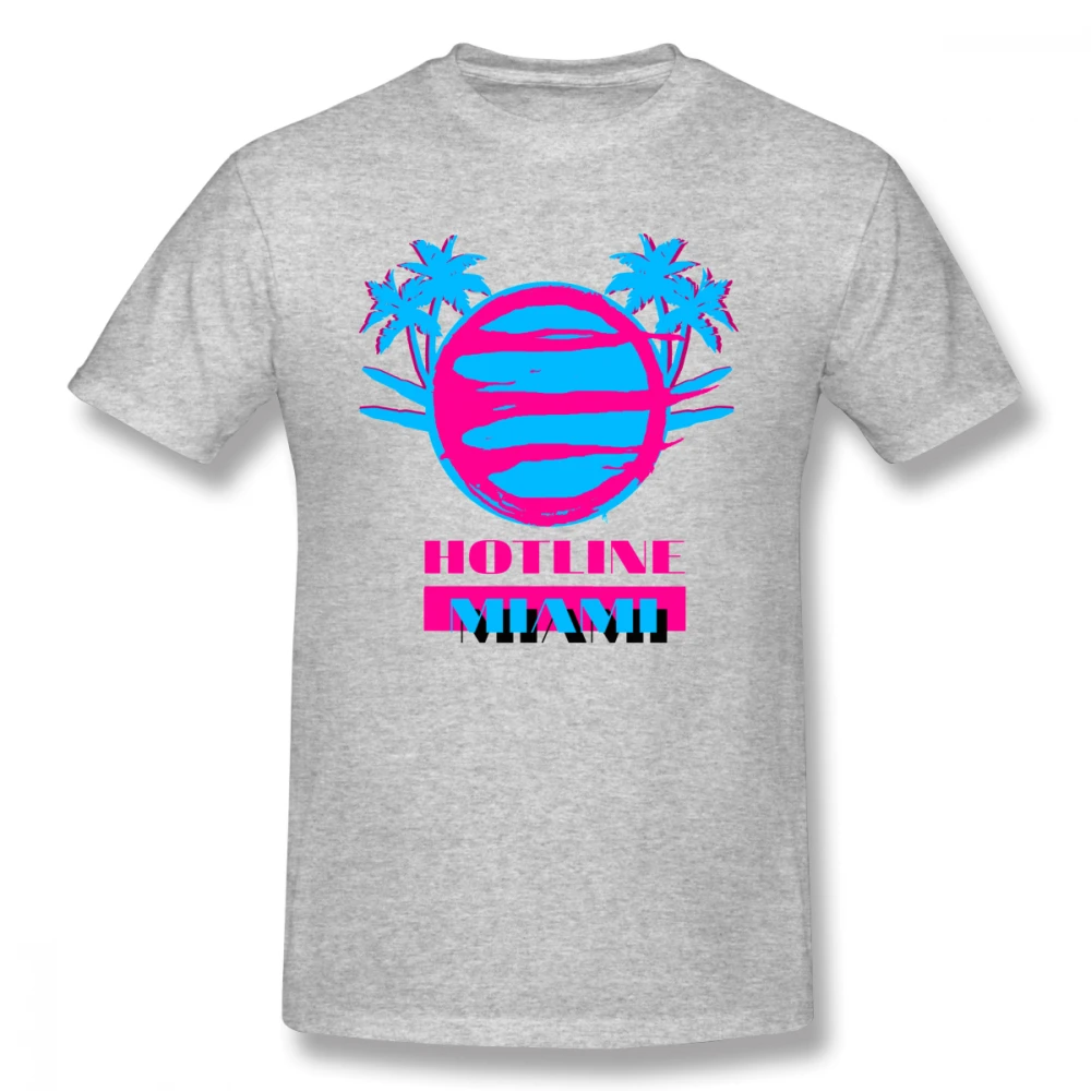 Hotline Miami Vice T-shirt For Men Plus Size 5XL Group Tee | Мужская одежда