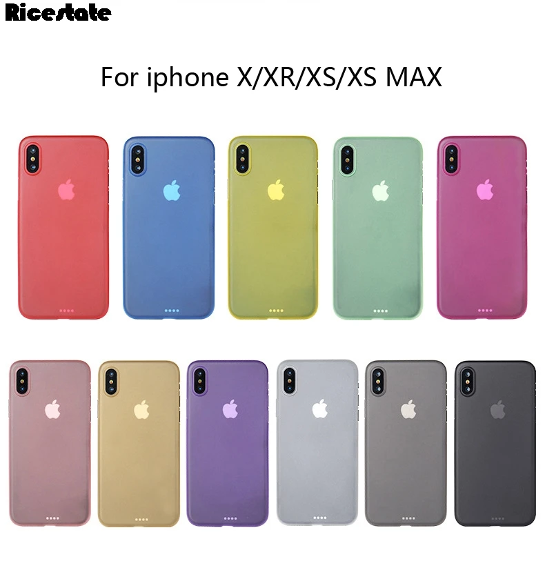 0,3 мм Ультратонкий чехол для iphone 11 Pro Max X XR XS MAX матовый пластиковый чехол-накладка для iphone X R X S MAX Модный чехол