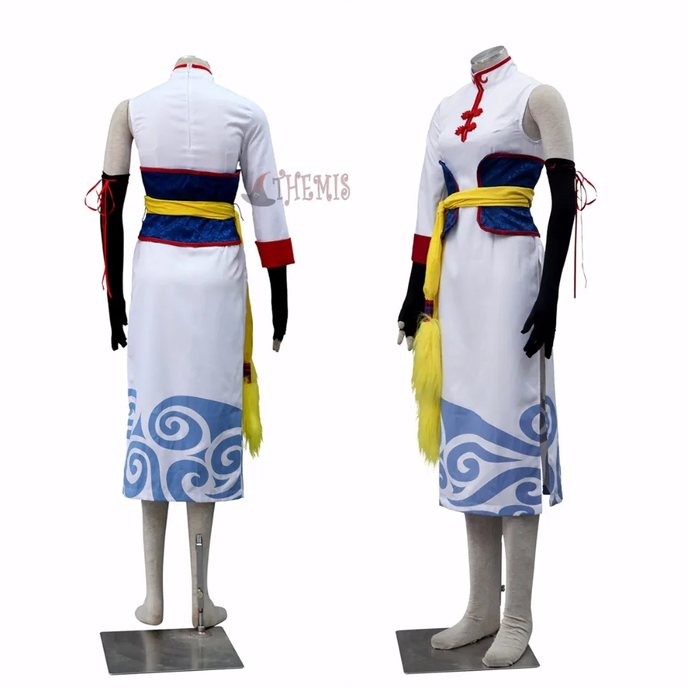 Athemis наряды в стиле аниме Gintama Chizuru Kagura Cospaly Костюм cheongsam наряд |