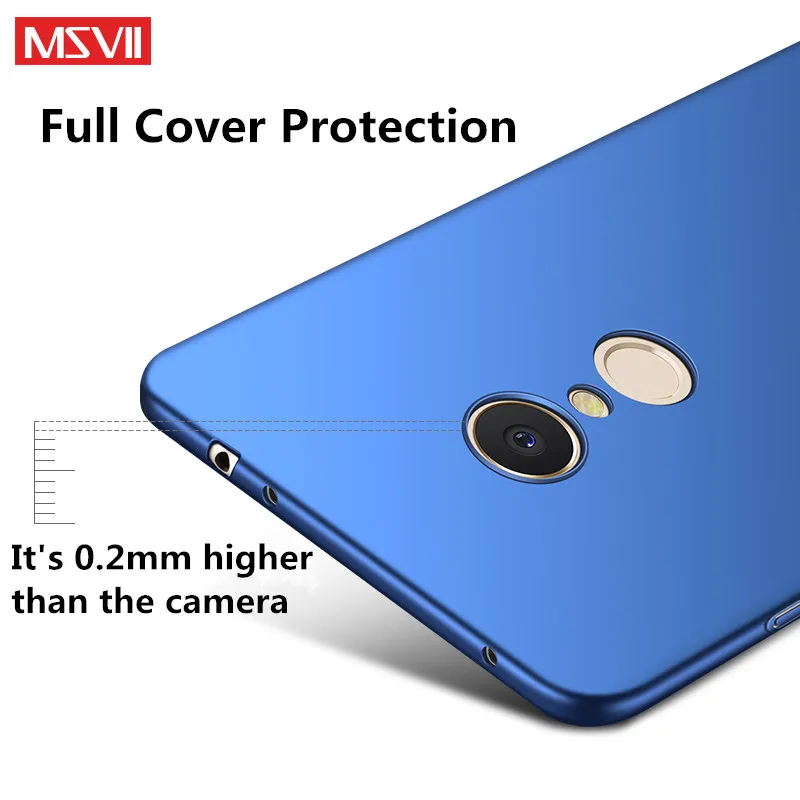 Xiaomi Redmi 5 plus чехол msvii Роскошный ультра тонкий ПК жесткая задняя крышка для телефона для xiomi Redmi 5 Чехол Redmi5 5A Чехлы глобальной версии