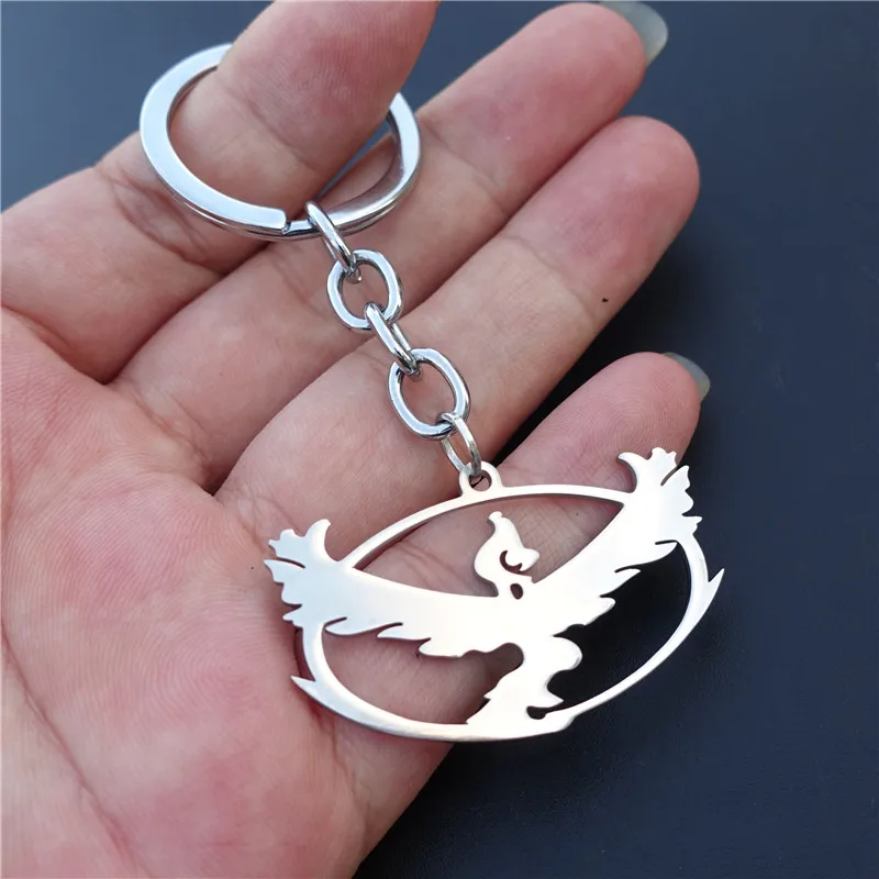Брелок для ключей из нержавеющей стали в стиле аниме|keychain jewelry|fashion keychainkeychain fashion |
