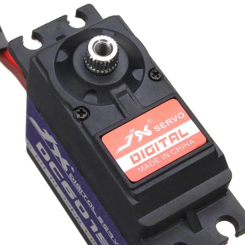 Высококачественные цифровые сервоприводы JX DC6015 DC стандартные Угловые для