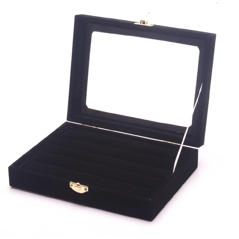 

Ring Earring Organizer Engagement Velvet Necklace Jewelry Display Stand Gift Box Ring Bracelet Storage Case Jewelry Box