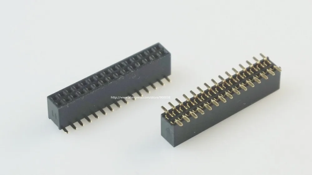 10 шт. 2x15 P 30 pin 1 27 мм Шаг штырьковый штырь женский двухрядный SMT прямой поверхности