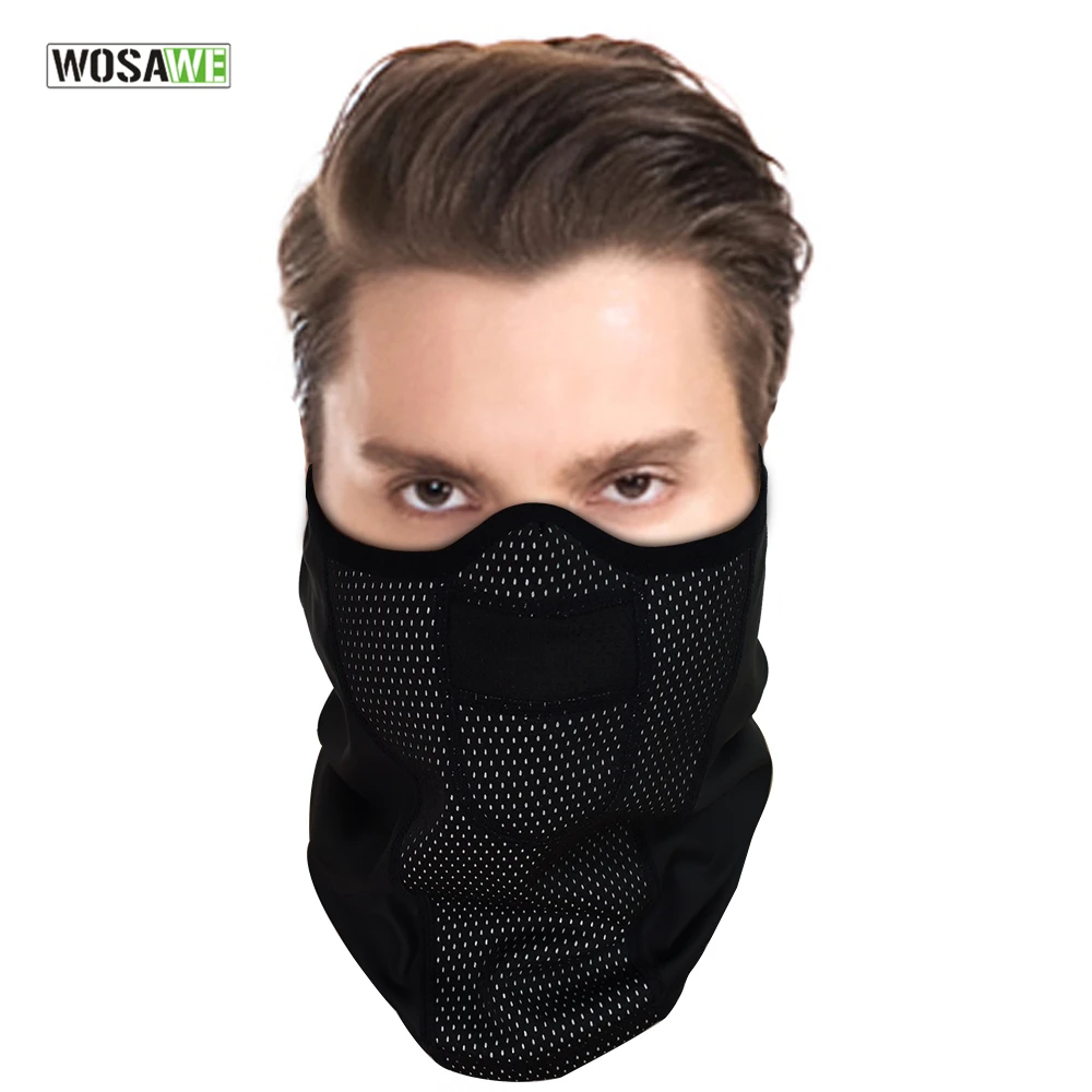 WOSAWE, зимняя, осенняя, велосипедная Балаклава, маска для лица, флисовая, тепловая, ветрозащитная, для велосипеда, лыжного спорта, рыбалки, катания на коньках, шапка, одежда для головы, теплая