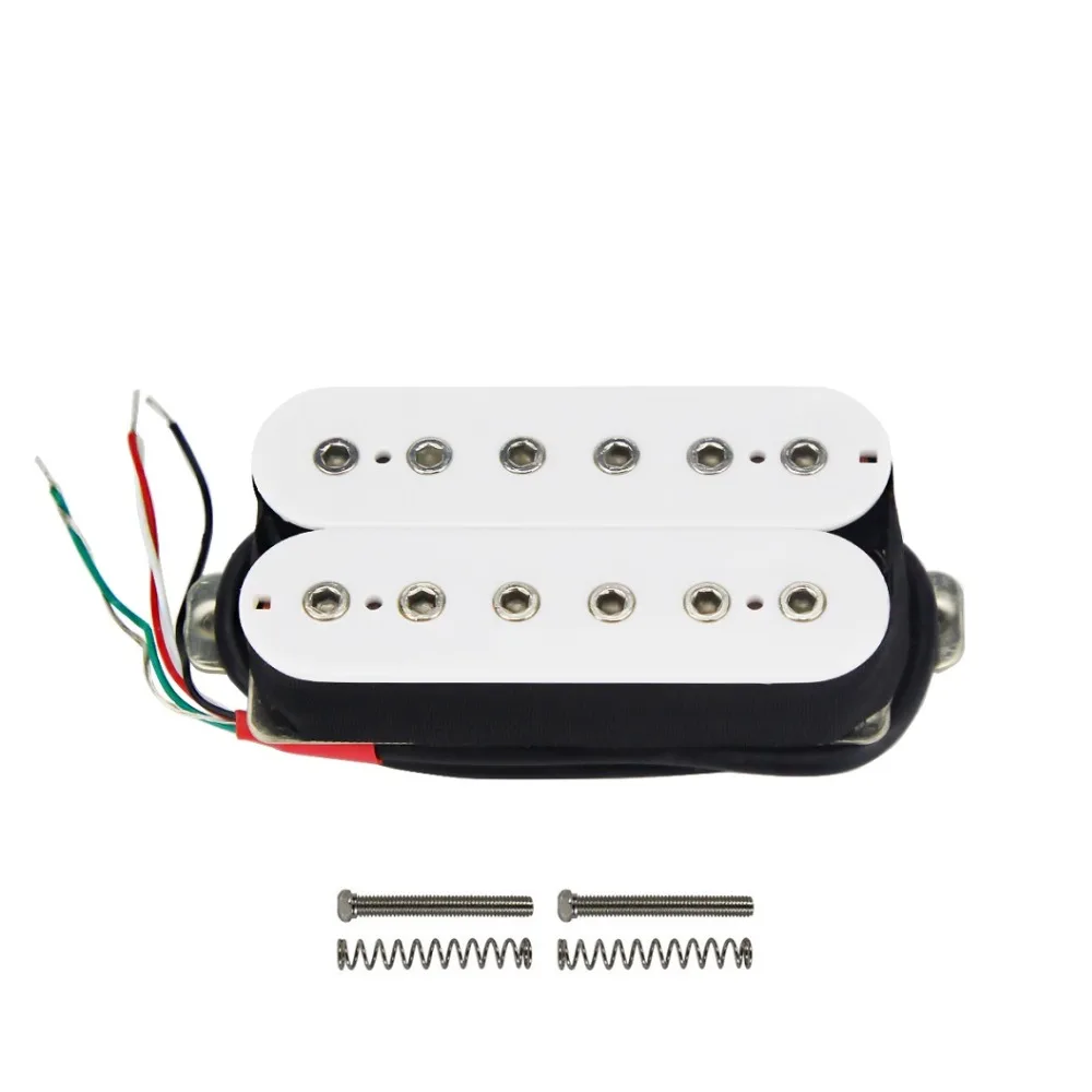 FLEOR Alnico 5 Humbucker пикап гитары белый Шея/мост выбрать для электрогитары