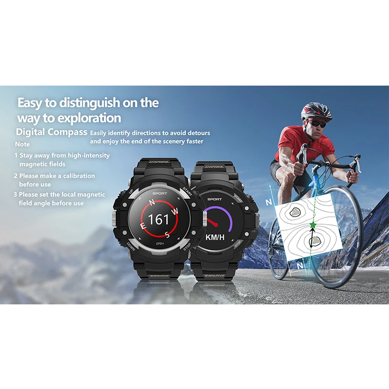 ITORMIS Bluetooth GPS Smart Watch SmartWatch Sport with Heart Rate Tracker Pedometer Altimeter Barometer Compass for Men | Электроника